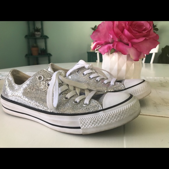 Converse Shoes - Converse! Silver Sparkle